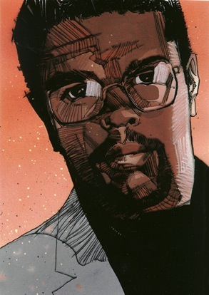 Artist Rendering of Dwayne McDuffie